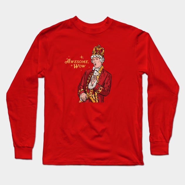 King George Alexander Hamilton Broadway Long Sleeve T-Shirt by stayfrostybro